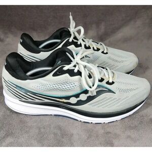Saucony Mens Ride 14‎ Running Shoes Gray Size 12.5W Training Gym